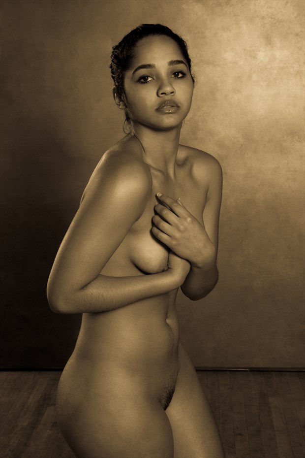 Portrait of a Young Woman Artistic Nude Photo by Photographer Risen Phoenix