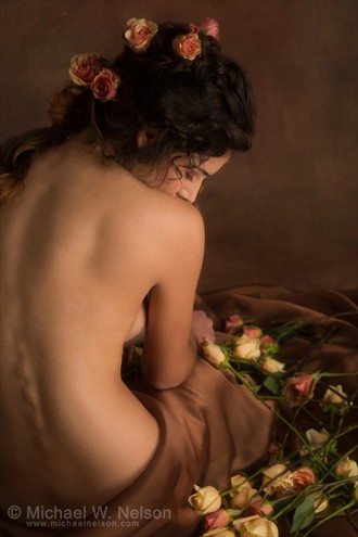 Portrait of young woman Artistic Nude Photo by Photographer Michael Nelson