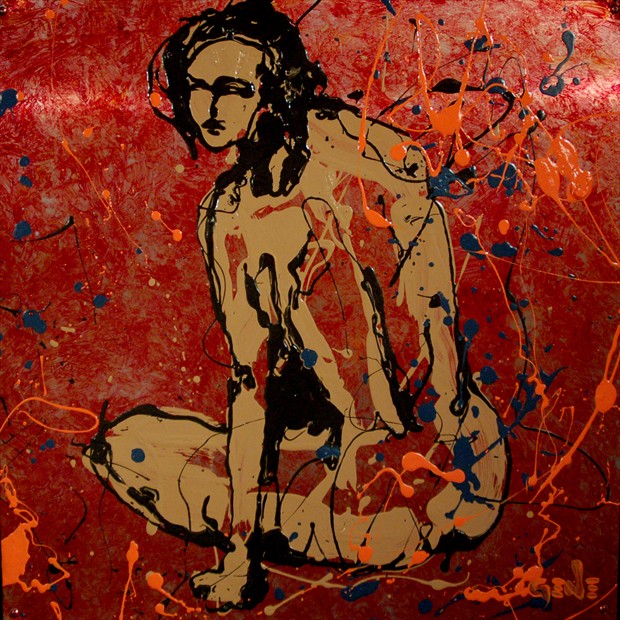 Pose %236 Artistic Nude Artwork by Artist artistGENE