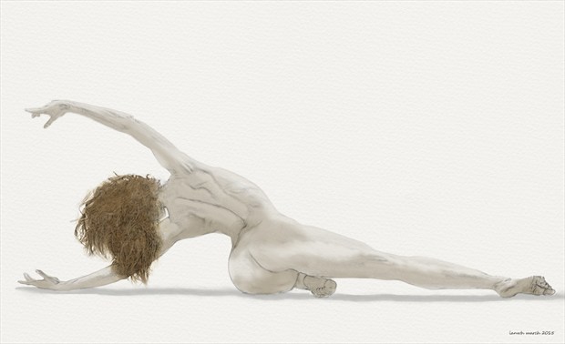 Pose Artistic Nude Artwork by Artist ianwh