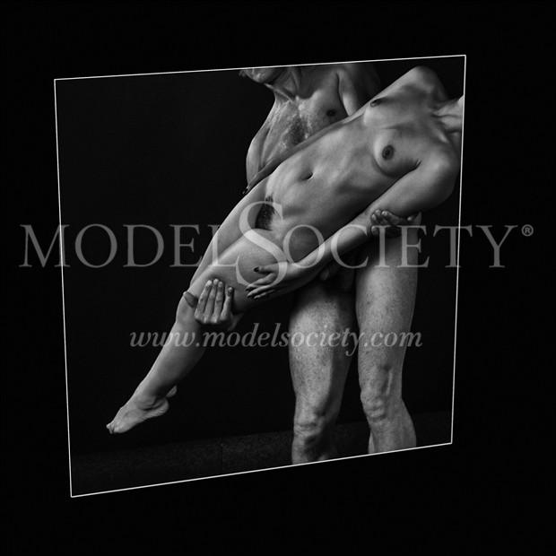 Power Lift Artistic Nude Artwork by Photographer Michael Lee