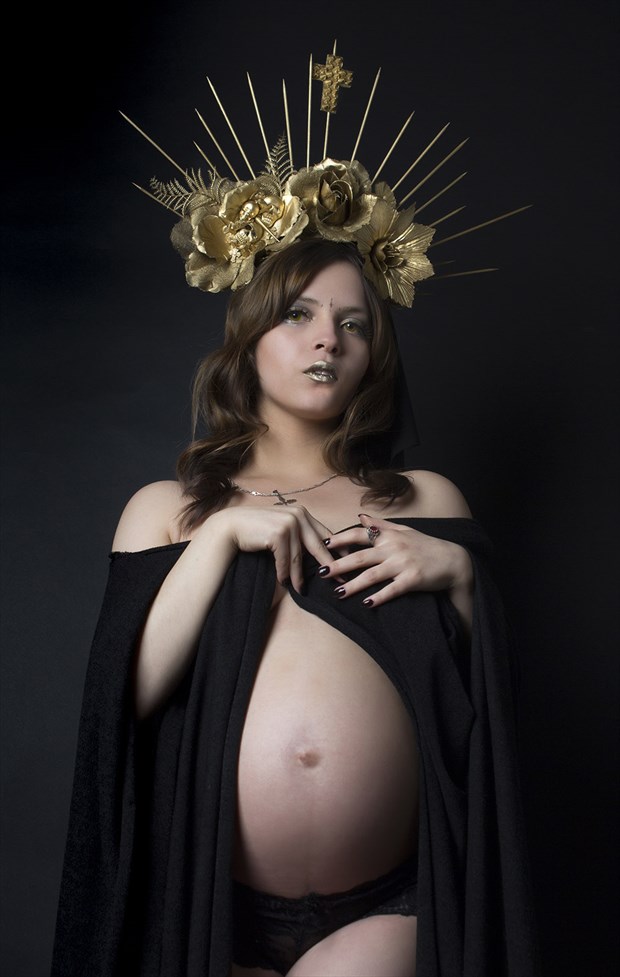 Precious Pregnancy Artistic Nude Photo by Photographer alevega