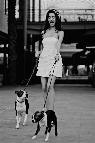 Puppy Love Fashion Photo by Model Jennifer M.