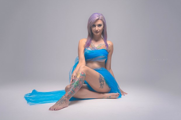 Purple Beauty Artistic Nude Photo by Photographer Brandon Rudich