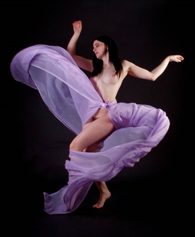 Purple Flow Artistic Nude Photo by Photographer Nomad
