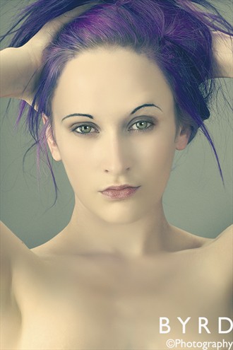 Purple Hair Portrait Photo by Model D%C3%A9irdre J