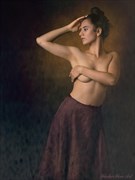 Purple skirt Implied Nude Photo by Photographer Fischer Fine Art