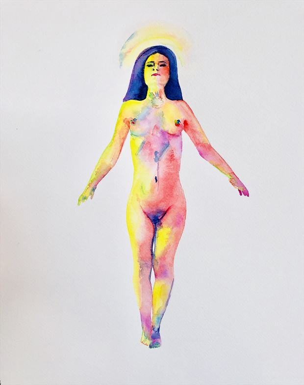 Queen Artistic Nude Artwork by Artist jennchurch