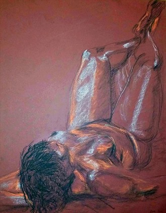 Queen Artistic Nude Artwork by Model CJ Lakki
