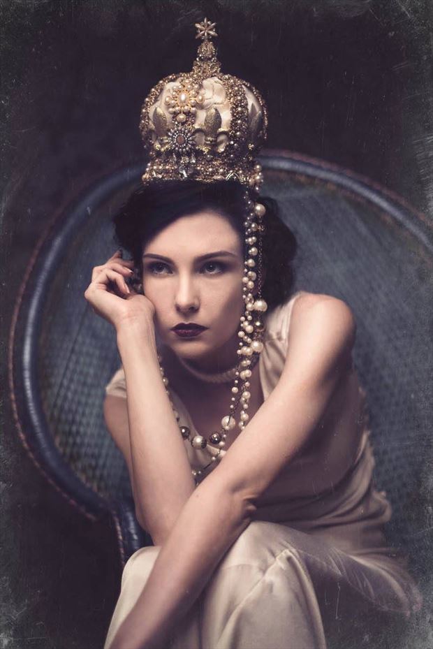 Queen Vintage Style Photo by Model Miss Avant Garde