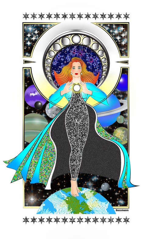 Queen of the Universe Surreal Artwork by Artist Jack Bussmann