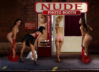 Queuing for the 'Nude' Photo Booth Artistic Nude Photo by Photographer FotoFaces