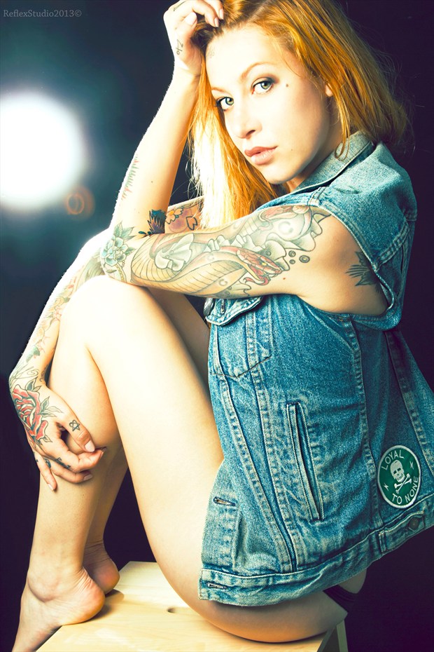 R'n'r Tattoos Photo by Model Francesca Du Demon
