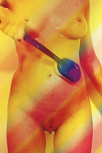 Rainbow and Wet Beauty, part 2 Artistic Nude Artwork by Photographer redgray