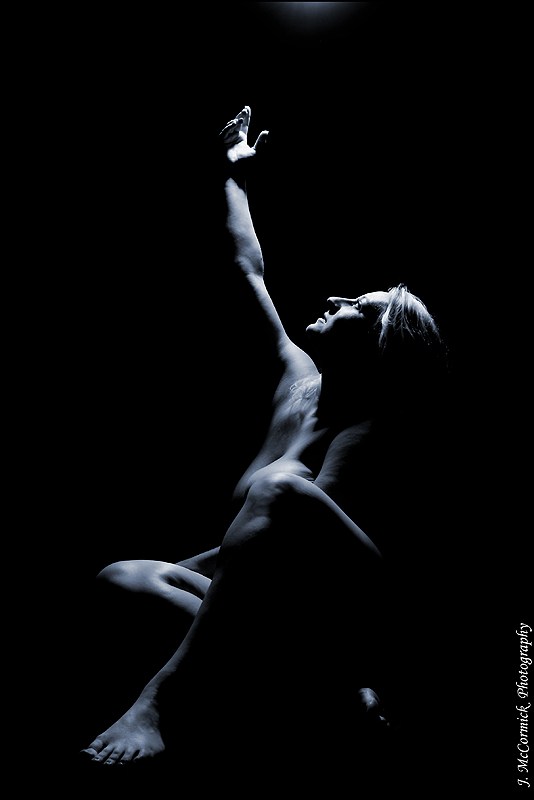 Reach for the Light Artistic Nude Photo by Model Curvy Krista