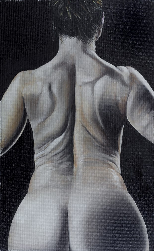 Rebecca No. 2  Artistic Nude Artwork by Artist Chuck Miller