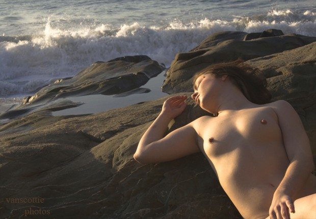 Rebecca in Ocean Reverie Artistic Nude Photo by Photographer vanscottie
