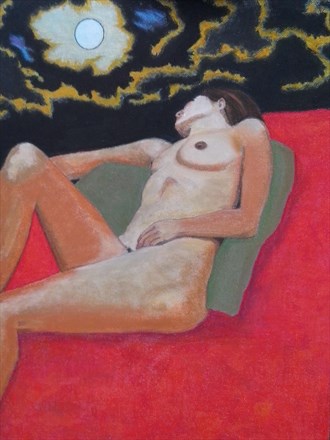 Reclining Nude Artistic Nude Artwork by Artist Michael Hoey Art