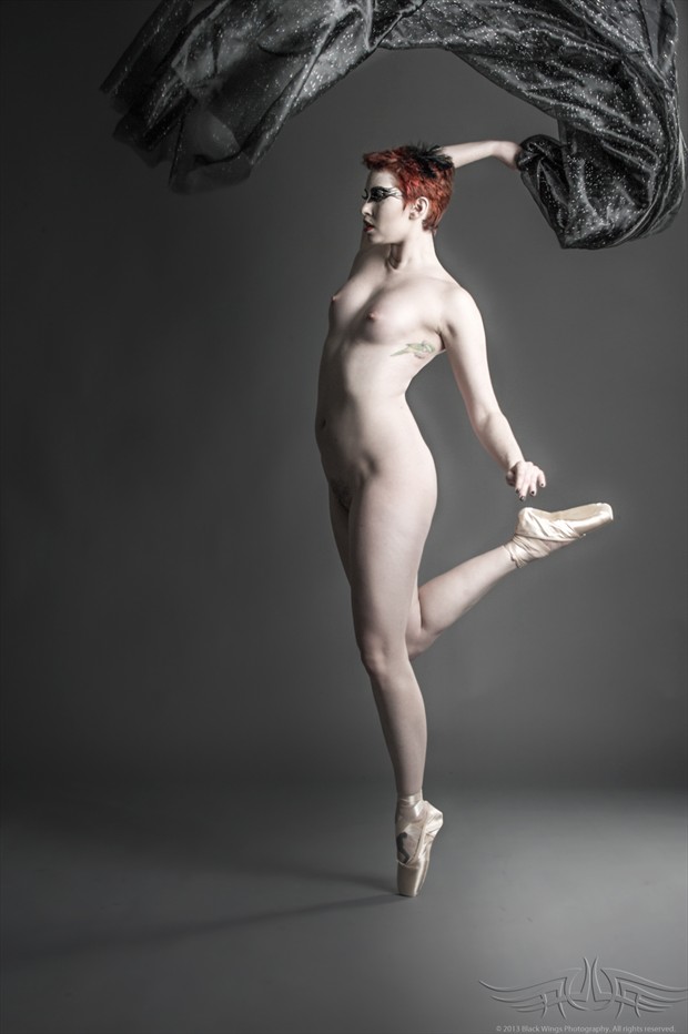 Red Bird's Song Artistic Nude Photo by Photographer Black Wings