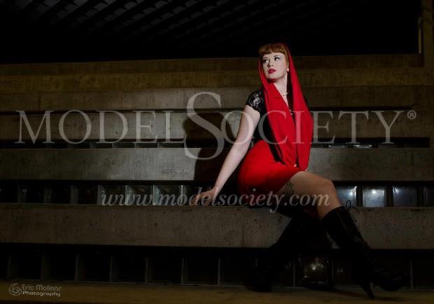 Red Riding Hood by Eric Molinar Photography Abstract Photo by Model Emily Marie 