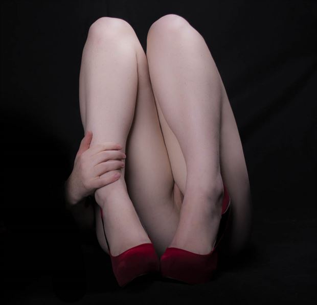 Red Suede  Artistic Nude Photo by Photographer Corland Photo
