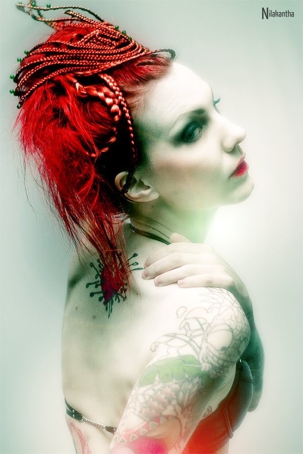 Red Tattoos Photo by Photographer Nilakantha