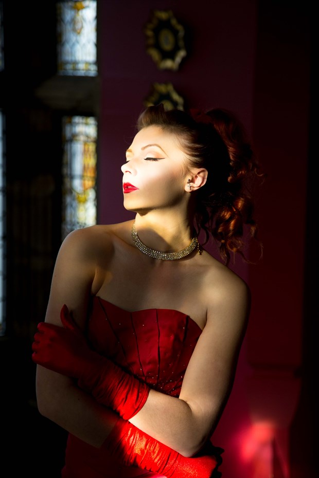 Red angle Fashion Photo by Photographer Richard Benn Photography