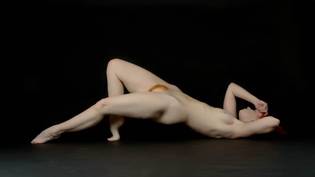 Red on the Floor Artistic Nude Photo by Photographer Rascallyfox