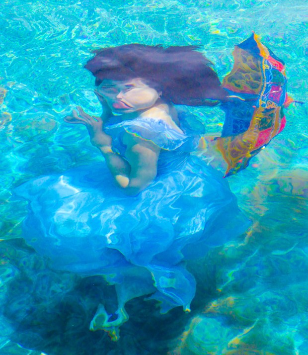 Reflections underwater Fantasy Artwork by Photographer TedGlen