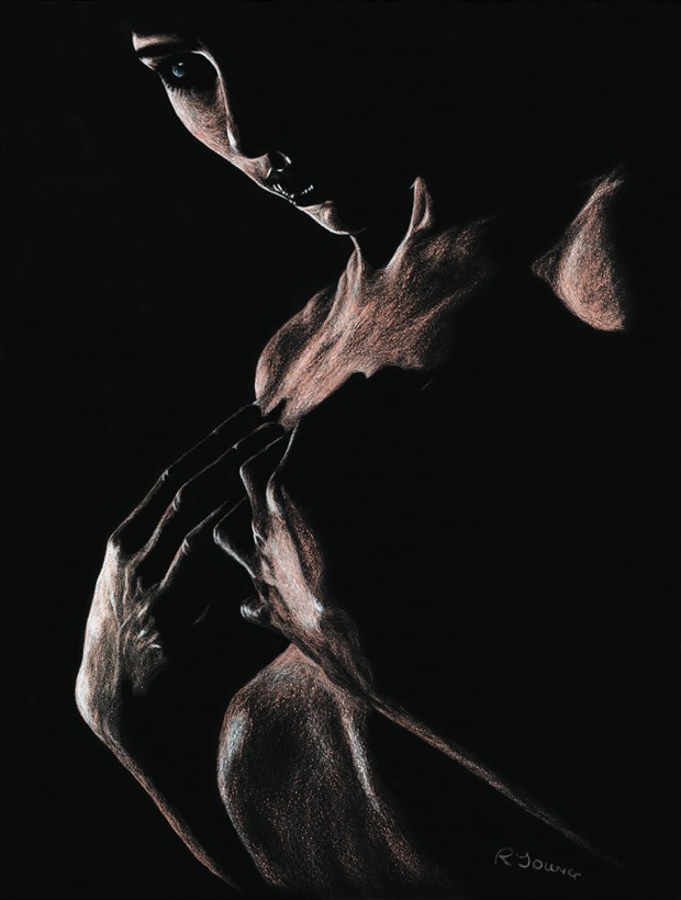 Refrained Artistic Nude Artwork by Artist Richard Young
