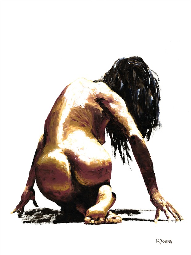 Remorse Artistic Nude Artwork by Artist Richard Young