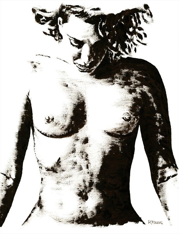 Resolute Artistic Nude Artwork by Artist Richard Young