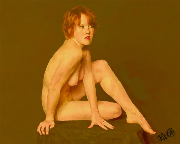 Rhea Artistic Nude Artwork by Artist BWRgrafix