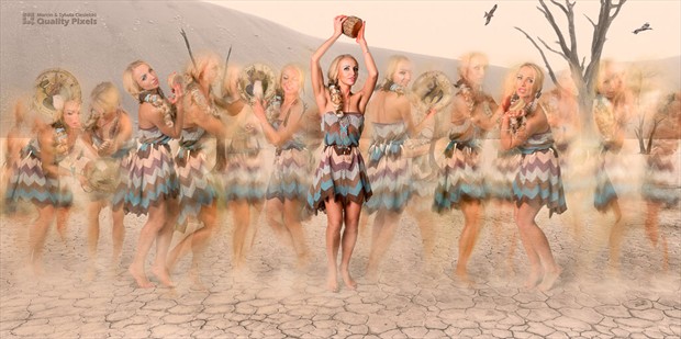 Ritual dance Photo Manipulation Artwork by Photographer Quality Pixels