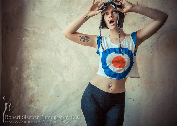 Robert Sleeper Photography, Tank Girl Playful Cosplay Photo by Model Jennuh Jabberwock