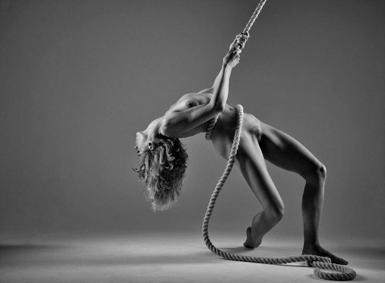 Roped in Artistic Nude Photo by Model Selkie