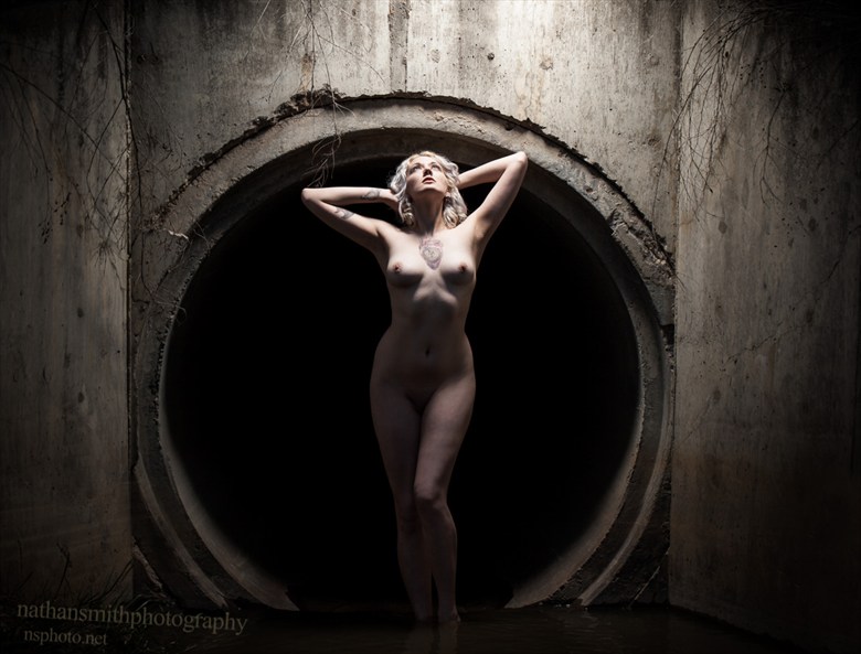 Round Concrete Artistic Nude Photo by Photographer nsphoto
