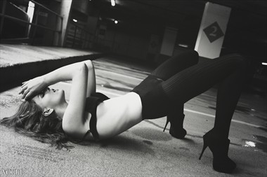 Run Me Over Lingerie Photo by Model Shaun Tia