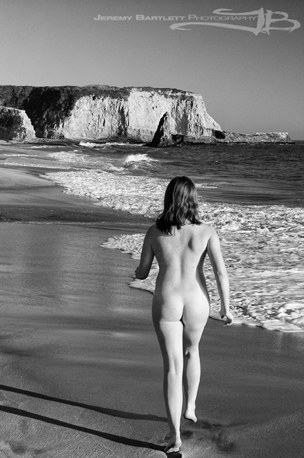 Running Down The Beach Artistic Nude Photo by Photographer Jeremy Bartlett