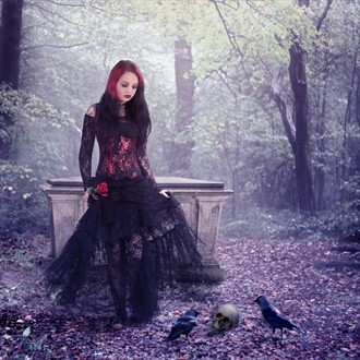 Sadness of Autumn Gothic Photo by Artist Derek