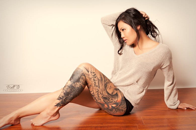 Saiba   Legs Tattoos Artwork by Photographer Will B Photography