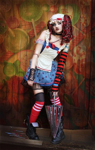 Sally Stitches Cosplay Photo by Model april.xtine