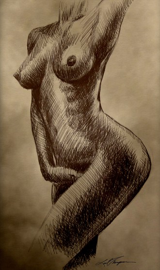 Samantha Artistic Nude Artwork by Artist Joel Thompson