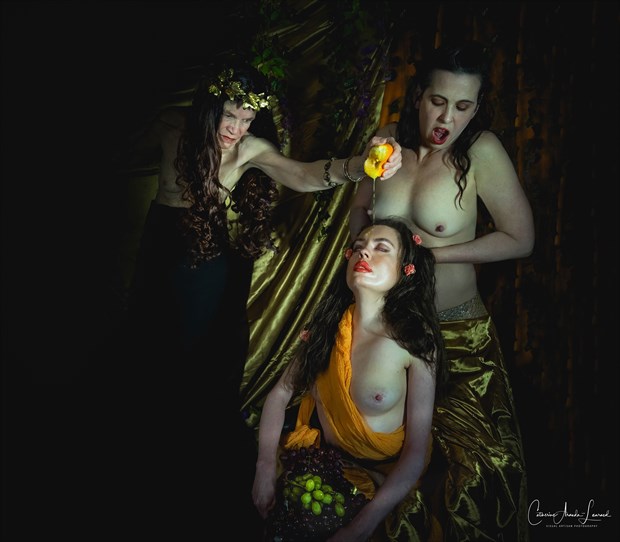 Sappho Anoints the Virgins of Lesbos Artistic Nude Photo by Model Jocelyn Woods
