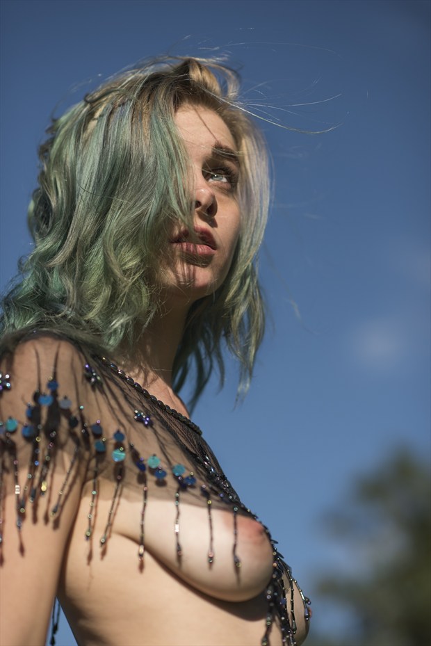 Sasha J, Hippie Chick Artistic Nude Photo by Photographer Jerry Jr
