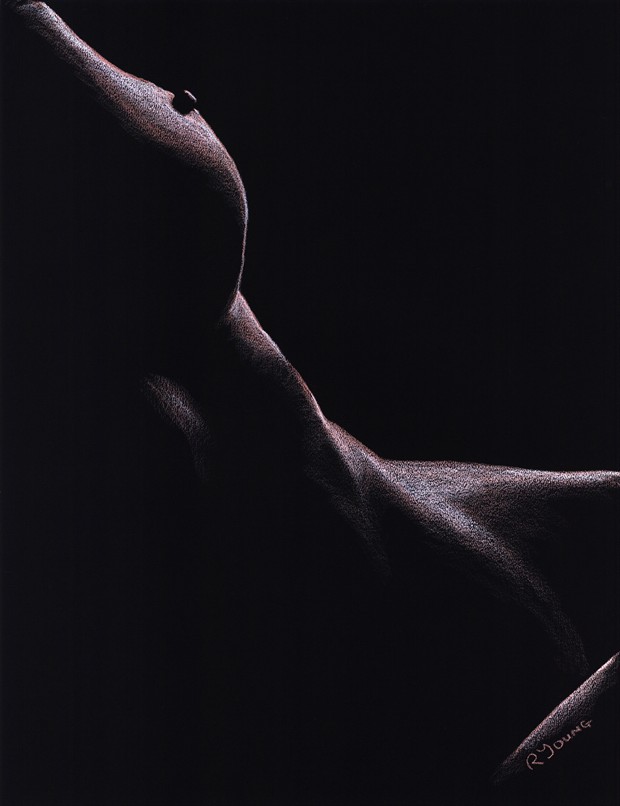 Sated Artistic Nude Artwork by Artist Richard Young