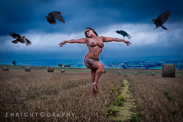 Scarecrow Babe Artistic Nude Photo by Photographer nudeXposed