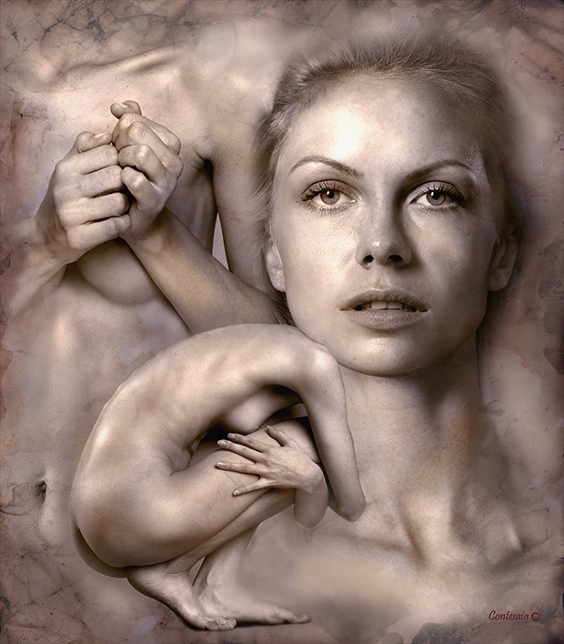 Scomposizione 02 Artistic Nude Artwork by Artist Contesaia