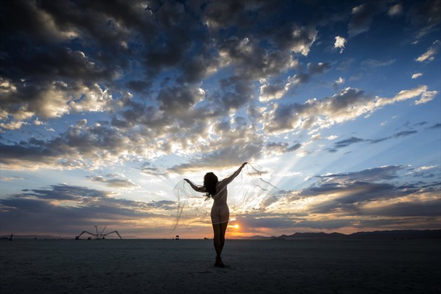 Scott London Burning Man 2017 Artistic Nude Photo by Model April A McKay