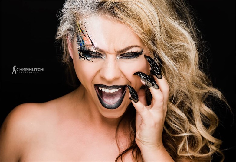 Scream Queen Close Up Photo by Model Riccella
